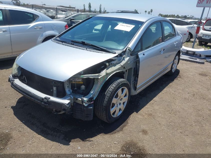 2009 Honda Civic Lx VIN: 19XFA16549E047391 Lot: 39613047