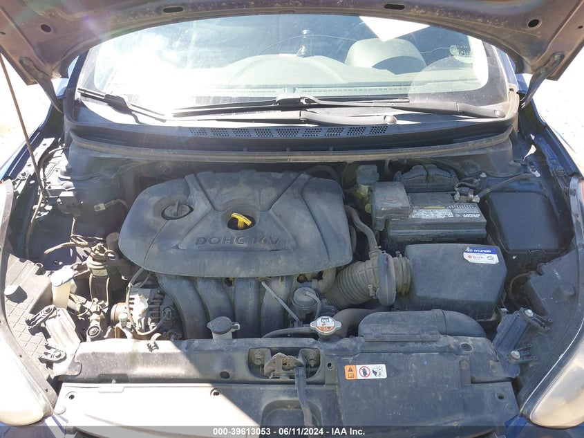 2013 Hyundai Elantra Se VIN: KMHDH6AE7DU018822 Lot: 39613053