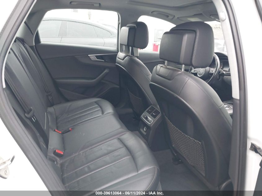 2017 Audi A4 2.0T Premium VIN: WAUANAF40HN050091 Lot: 39613064