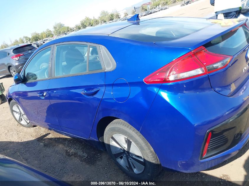 2019 Hyundai Ioniq Hybrid Blue VIN: KMHC65LC1KU110609 Lot: 39613070