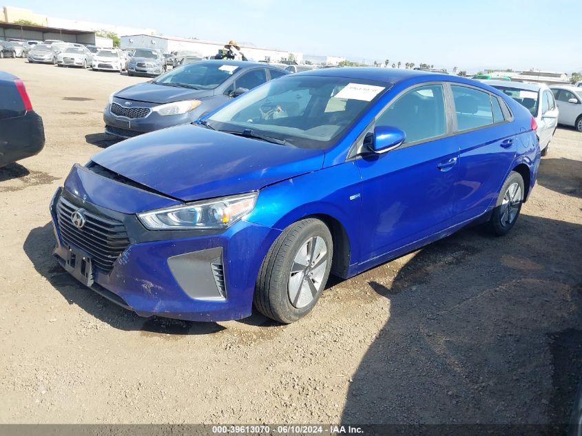 2019 Hyundai Ioniq Hybrid Blue VIN: KMHC65LC1KU110609 Lot: 39613070