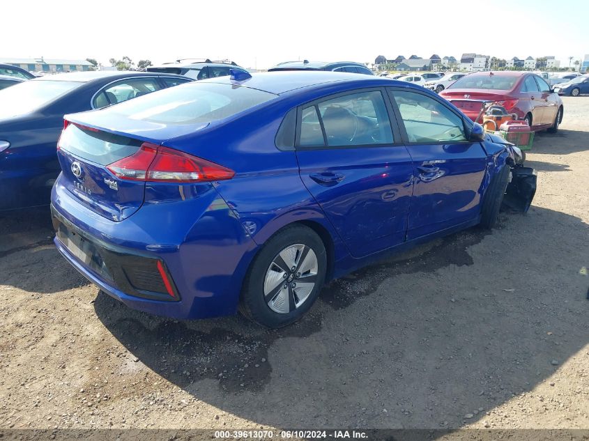 2019 Hyundai Ioniq Hybrid Blue VIN: KMHC65LC1KU110609 Lot: 39613070