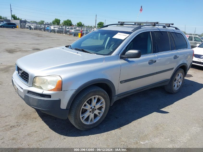 2004 Volvo Xc90 T6 VIN: YV1CZ91H341099399 Lot: 39613080