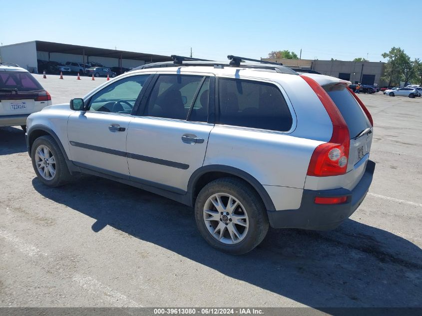 2004 Volvo Xc90 T6 VIN: YV1CZ91H341099399 Lot: 39613080