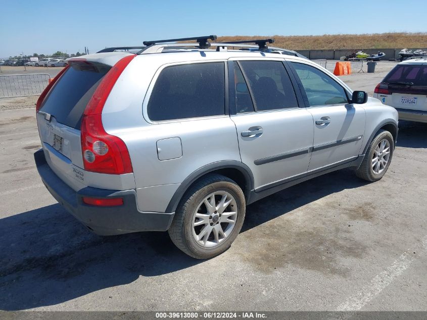 2004 Volvo Xc90 T6 VIN: YV1CZ91H341099399 Lot: 39613080