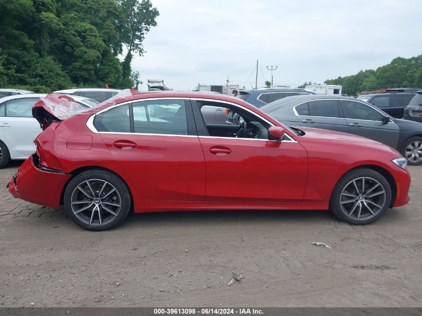 2020 BMW 330I xDrive VIN: 3MW5R7J09L8B35052 Lot: 39613098