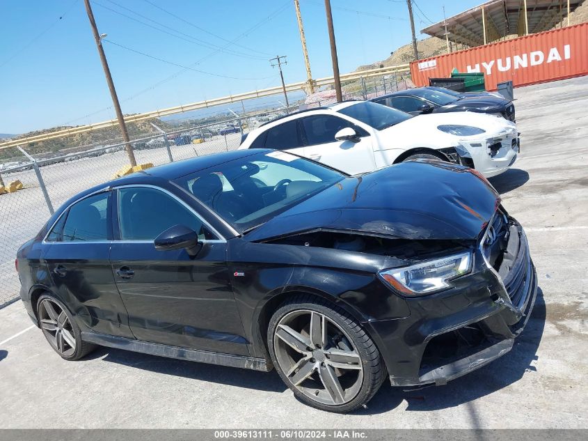 2018 Audi A3 2.0T Premium/2.0T Tech Premium VIN: WAUJ8GFF0J1012322 Lot: 39613111