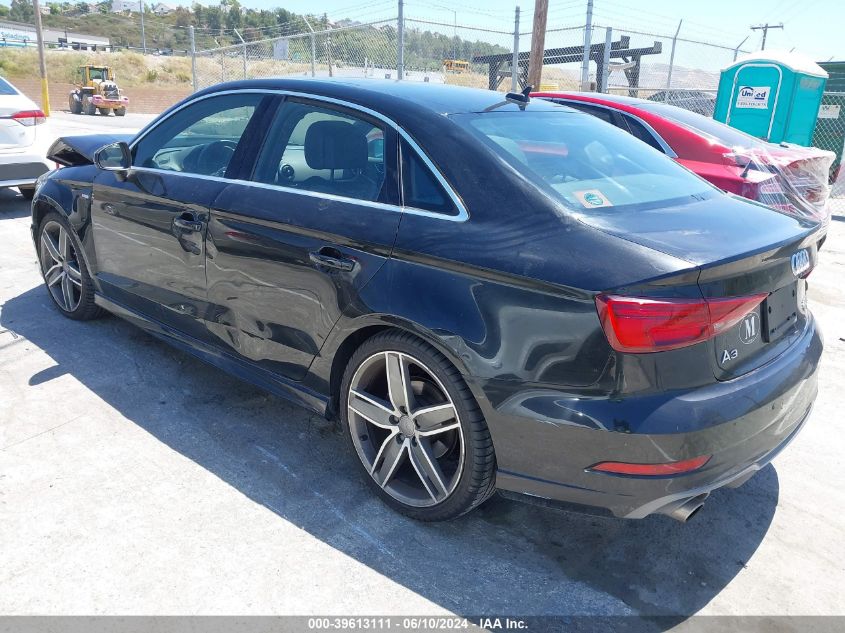 2018 Audi A3 2.0T Premium/2.0T Tech Premium VIN: WAUJ8GFF0J1012322 Lot: 39613111