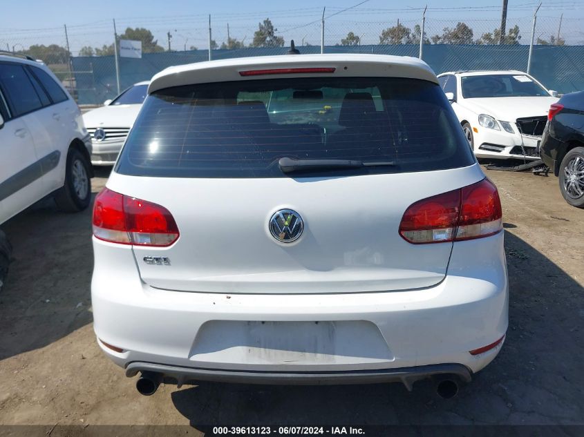 2011 Volkswagen Gti 2-Door VIN: WVWFD7AJ8BW191021 Lot: 39613123