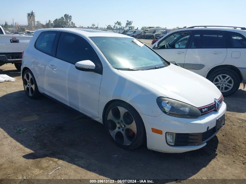 2011 Volkswagen Gti 2-Door VIN: WVWFD7AJ8BW191021 Lot: 39613123