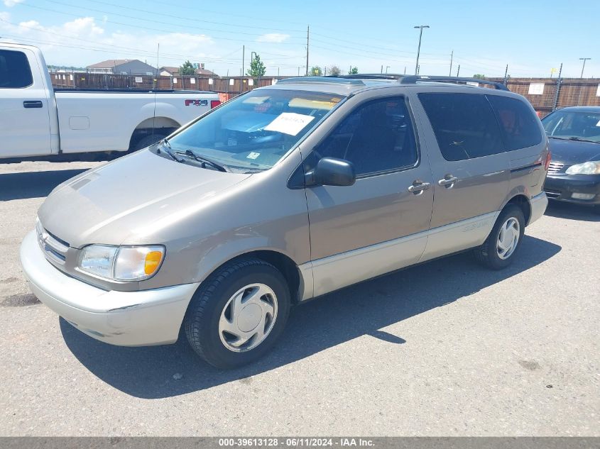 1999 Toyota Sienna Xle VIN: 4T3ZF13CXXU132139 Lot: 39613128