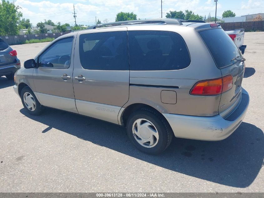 1999 Toyota Sienna Xle VIN: 4T3ZF13CXXU132139 Lot: 39613128