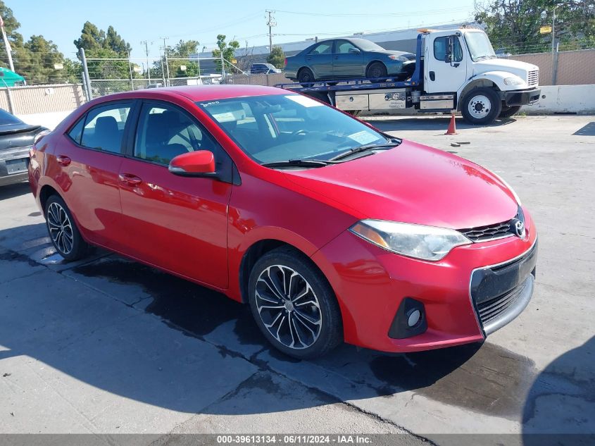 2014 Toyota Corolla S Plus VIN: 2T1BURHE0EC106916 Lot: 39613134