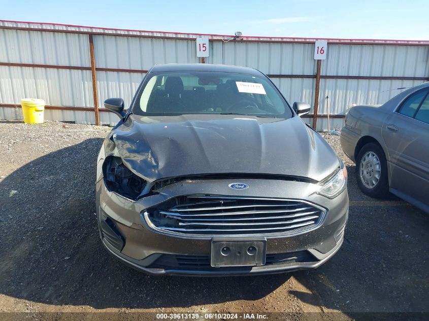 2019 Ford Fusion Hybrid Se VIN: 3FA6P0LU9KR182665 Lot: 39613139