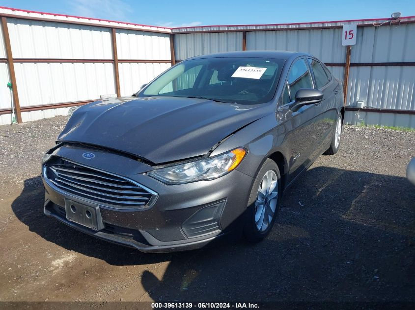 2019 Ford Fusion Hybrid Se VIN: 3FA6P0LU9KR182665 Lot: 39613139