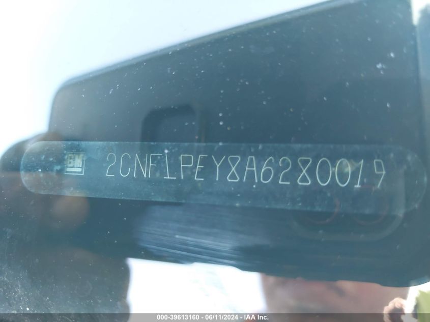 2010 Chevrolet Equinox Lt VIN: 2CNFLPEY8A6280019 Lot: 39613160