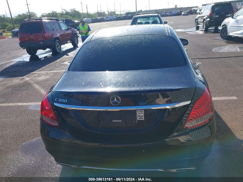 2017 Mercedes-Benz C 300 Luxury/Sport VIN: 55SWF4JBXHU218426 Lot: 39613161