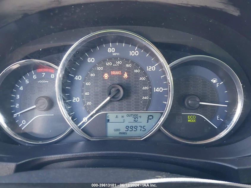 2014 Toyota Corolla Le Eco Plus VIN: 5YFBPRHE4EP080456 Lot: 39613181