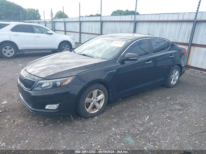 2015 Kia Optima Lx VIN: 5XXGM4A79FG510280 Lot: 39613202