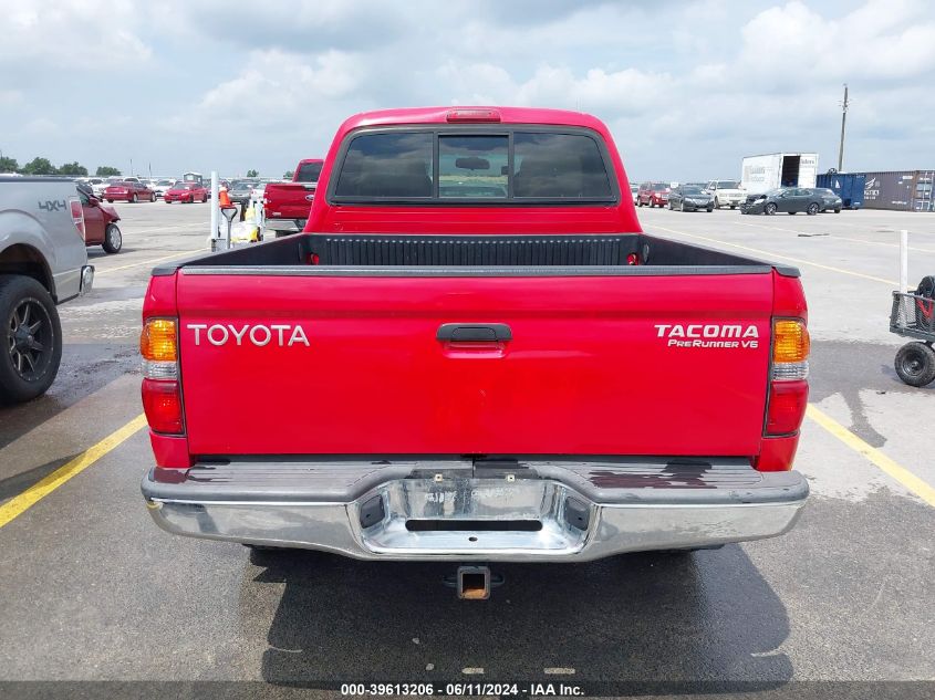 2002 Toyota Tacoma Prerunner V6 VIN: 5TEGN92N22Z891098 Lot: 39613206