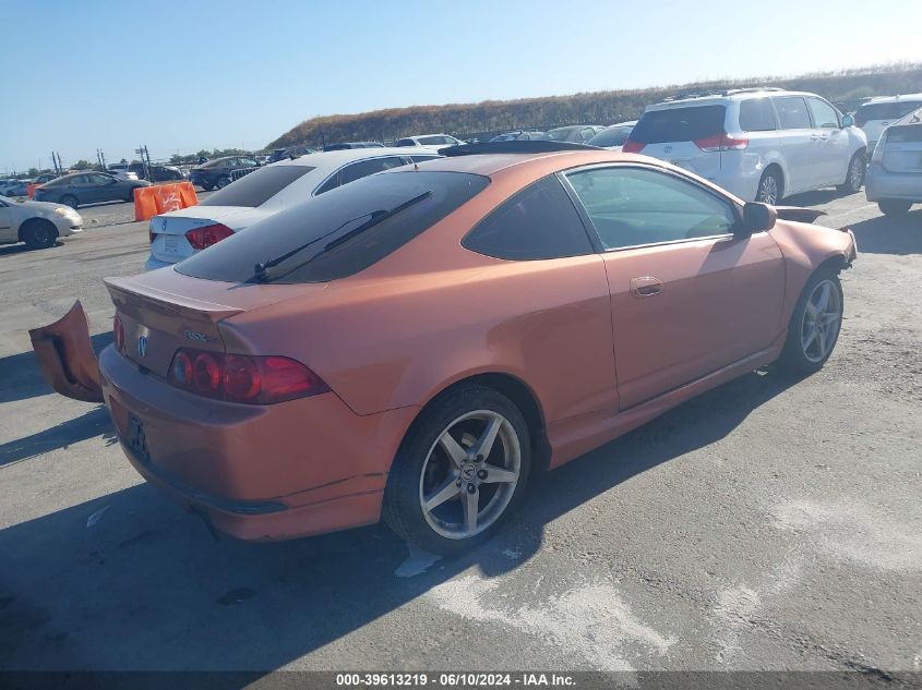 2005 Acura Rsx Type S VIN: JH4DC53005S005758 Lot: 39613219