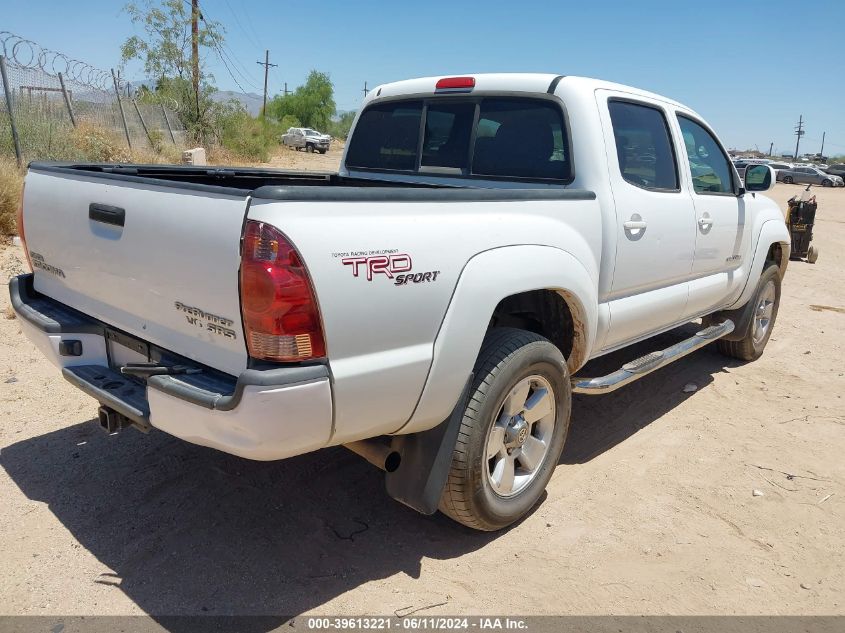 2007 Toyota Tacoma Double Cab Prerunner VIN: 5TEJU62N57Z455814 Lot: 39613221