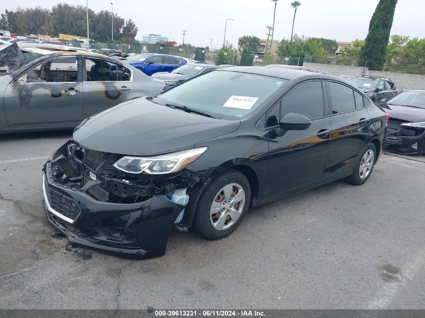 2017 Chevrolet Cruze Ls Auto VIN: 1G1BC5SM9H7140928 Lot: 39613231