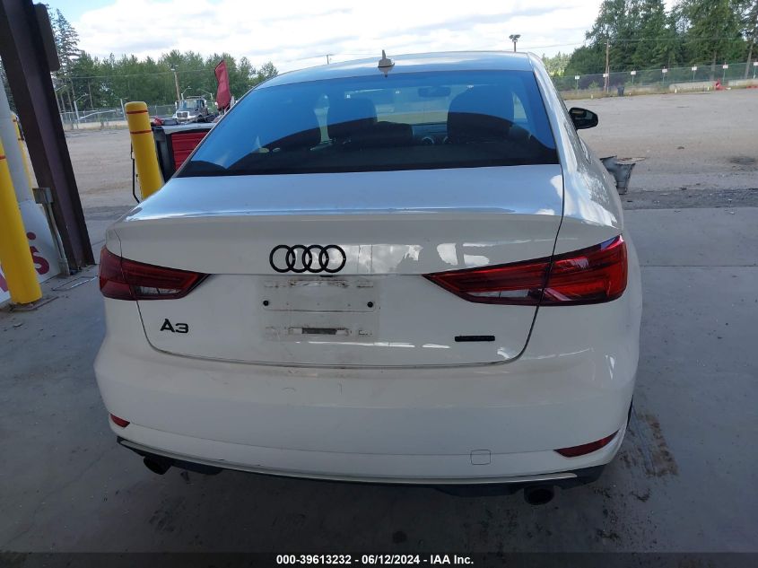 2018 Audi A3 2.0T Premium/2.0T Tech Premium VIN: WAUB8GFF5J1011736 Lot: 39613232