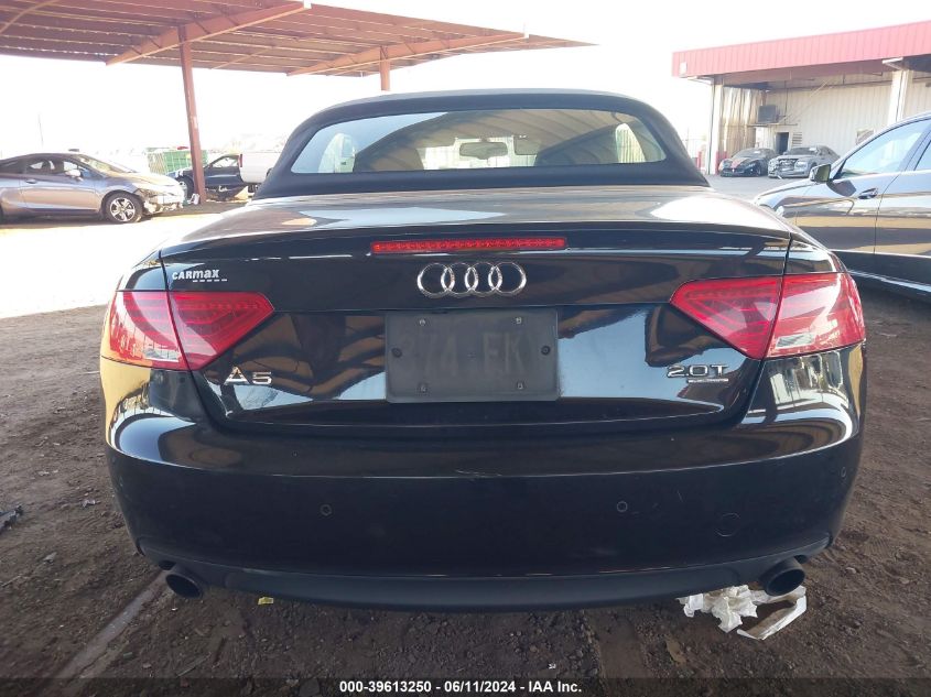 2014 Audi A5 2.0T Premium VIN: WAULFAFH6EN006729 Lot: 39613250