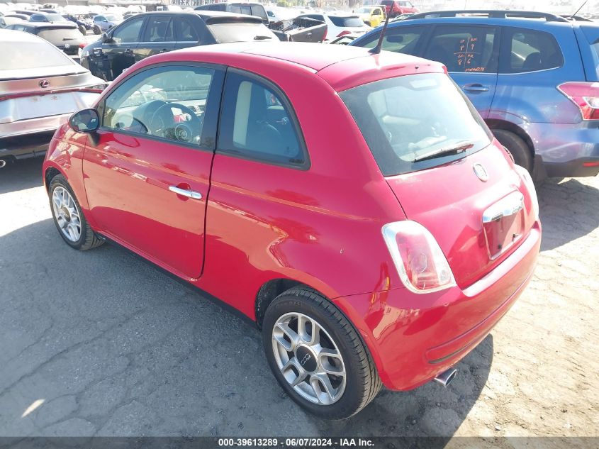 2014 Fiat 500 Pop VIN: 3C3CFFAR2ET229449 Lot: 39613289