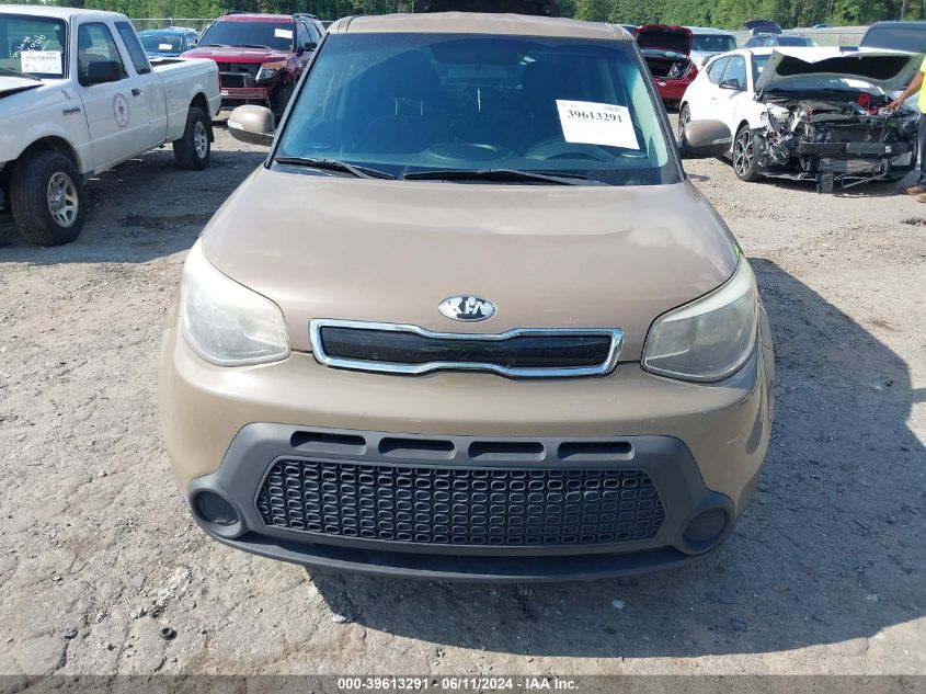 2014 Kia Soul + VIN: KNDJP3A53E7073616 Lot: 39613291