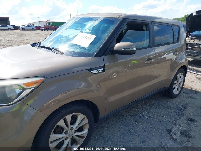 2014 Kia Soul + VIN: KNDJP3A53E7073616 Lot: 39613291