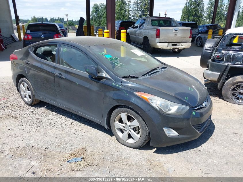 2013 Hyundai Elantra Gls/Limited VIN: 5NPDH4AE2DH225511 Lot: 39613297