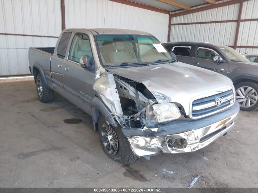 2002 Toyota Tundra Sr5 V8 VIN: 5TBBT44142S318934 Lot: 39613305