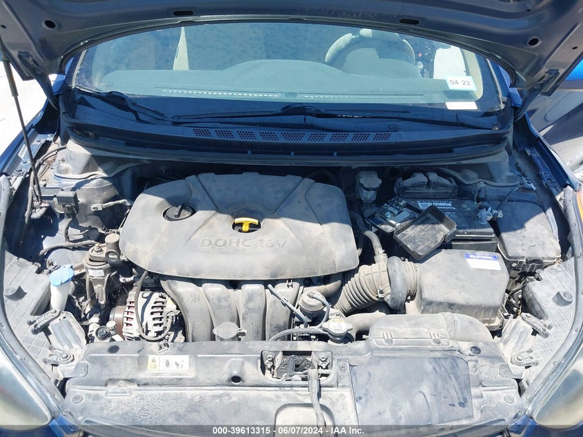 2013 Hyundai Elantra Gls VIN: KMHDH4AE8DU717624 Lot: 39613315