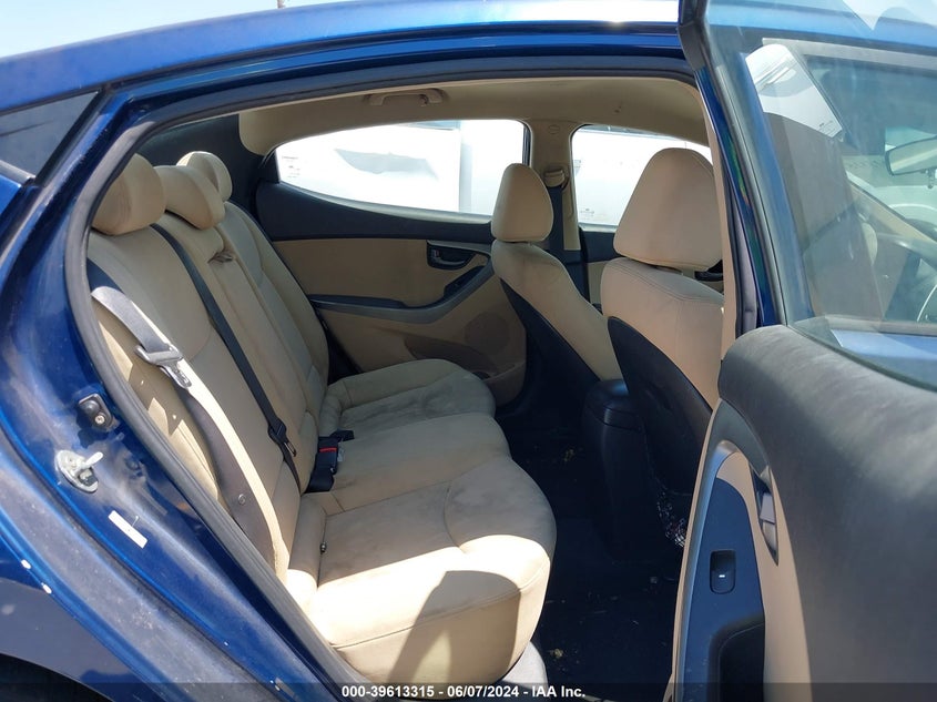 2013 Hyundai Elantra Gls VIN: KMHDH4AE8DU717624 Lot: 39613315