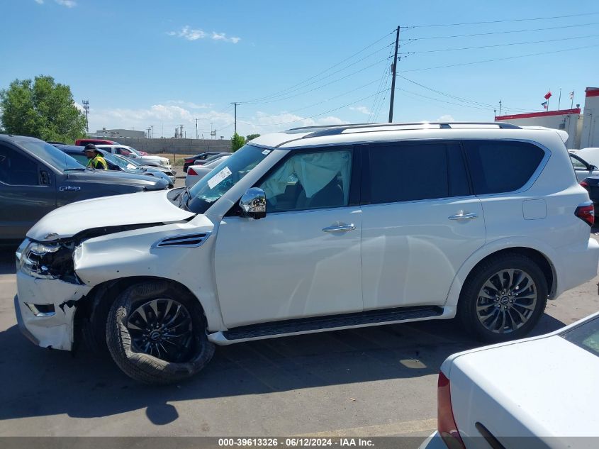 2023 Nissan Armada Platinum 4Wd VIN: JN8AY2DB2P9834608 Lot: 39613326