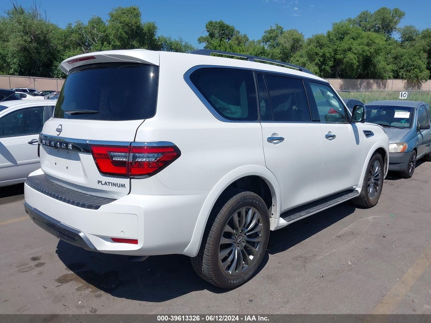 2023 Nissan Armada Platinum 4Wd VIN: JN8AY2DB2P9834608 Lot: 39613326