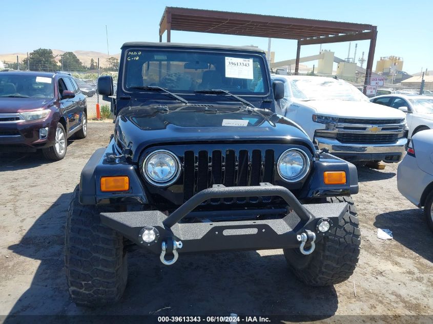 2003 Jeep Wrangler X VIN: 1J4FA39SX3P333311 Lot: 39613343