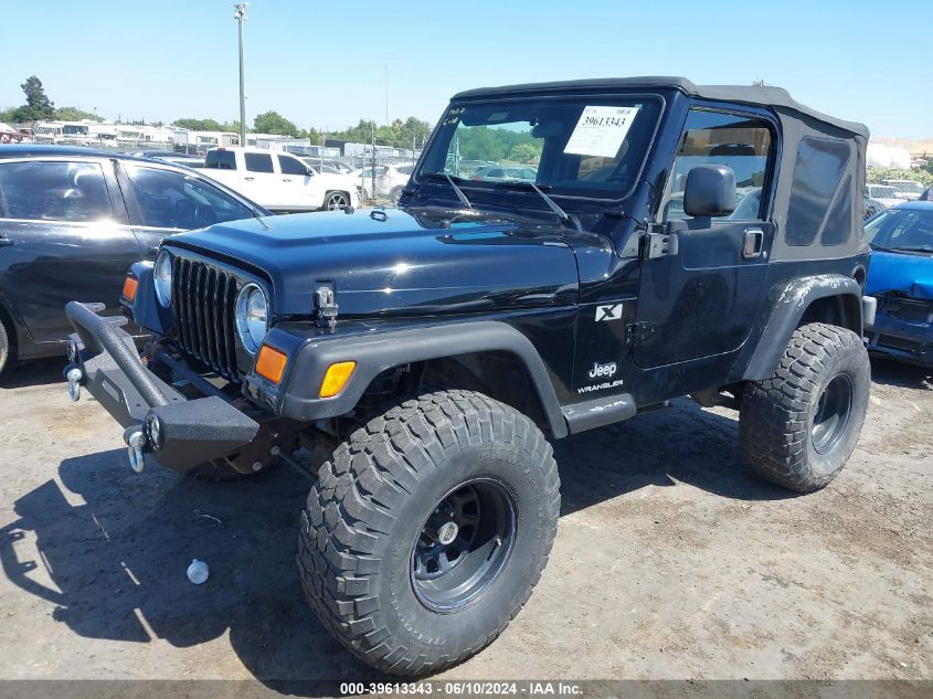 2003 Jeep Wrangler X VIN: 1J4FA39SX3P333311 Lot: 39613343