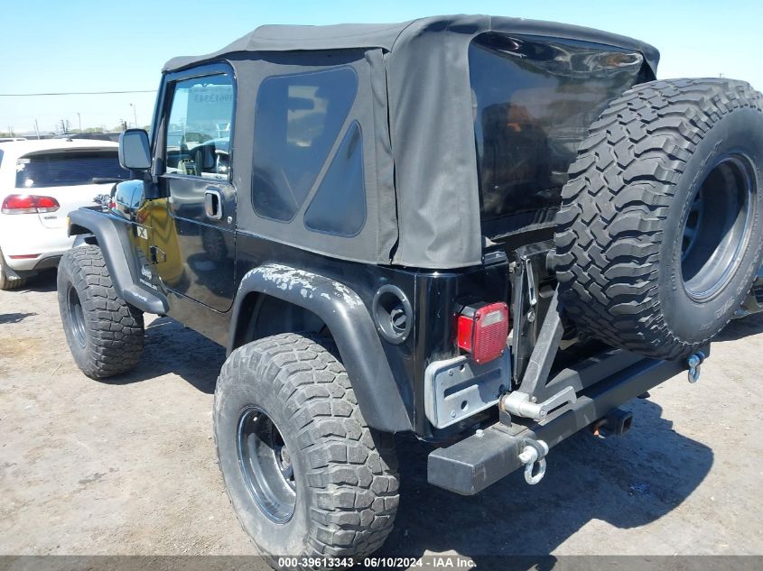 2003 Jeep Wrangler X VIN: 1J4FA39SX3P333311 Lot: 39613343