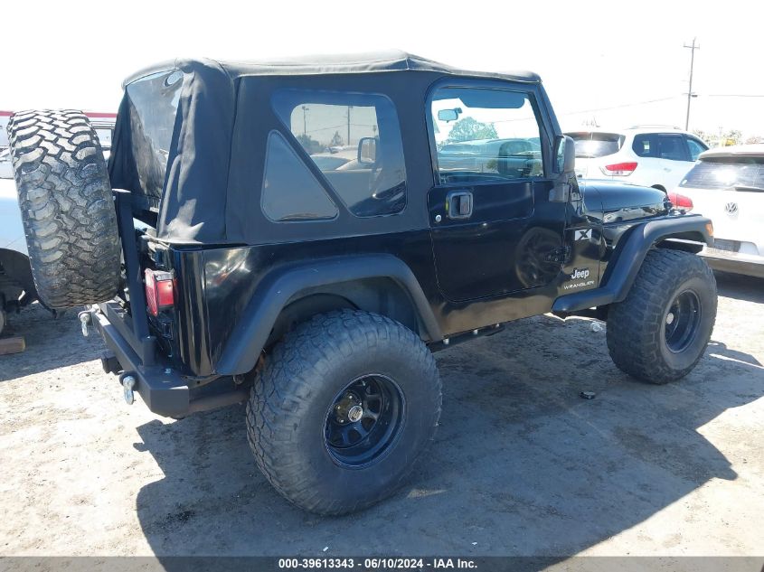 2003 Jeep Wrangler X VIN: 1J4FA39SX3P333311 Lot: 39613343