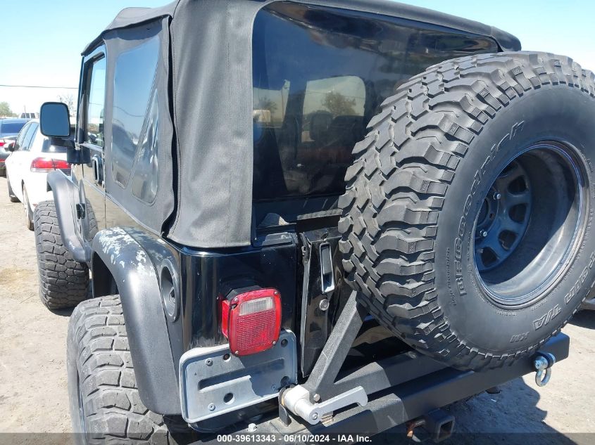 2003 Jeep Wrangler X VIN: 1J4FA39SX3P333311 Lot: 39613343