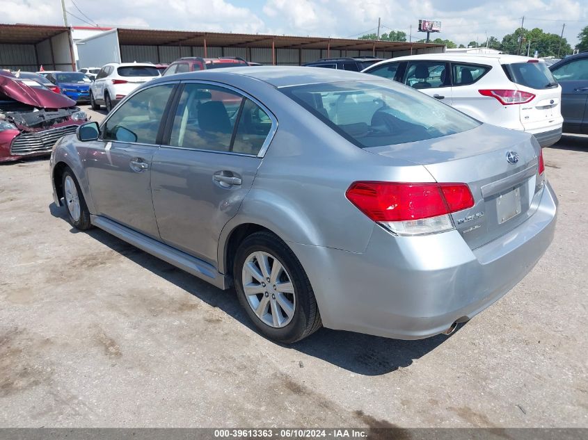 2011 Subaru Legacy 2.5I Premium VIN: 4S3BMBB67B3219744 Lot: 39613363