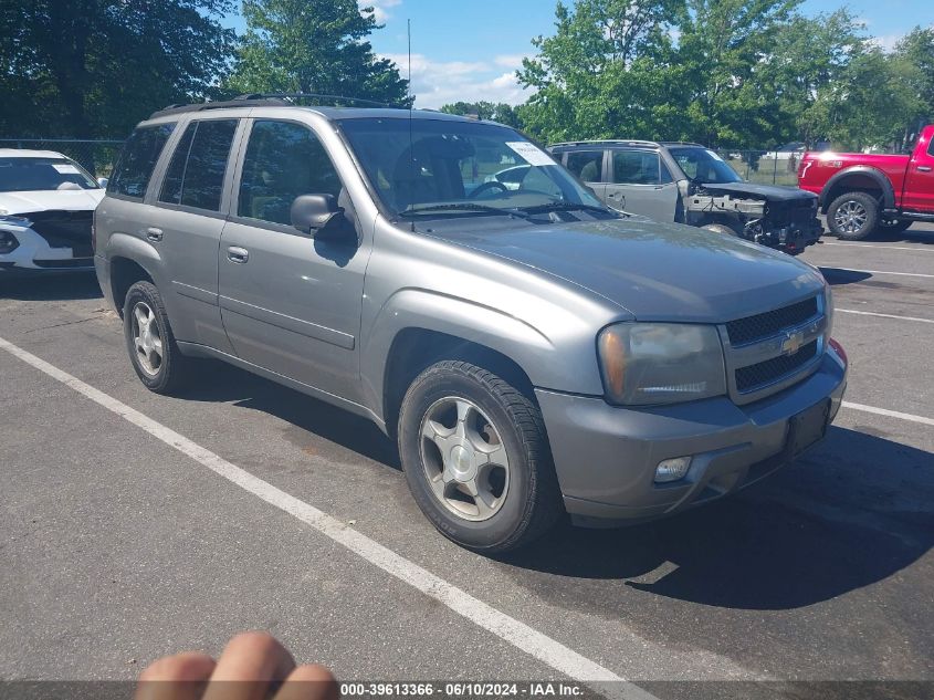 2008 Chevrolet Trailblazer Lt VIN: 1GNDT13S882252615 Lot: 39613366