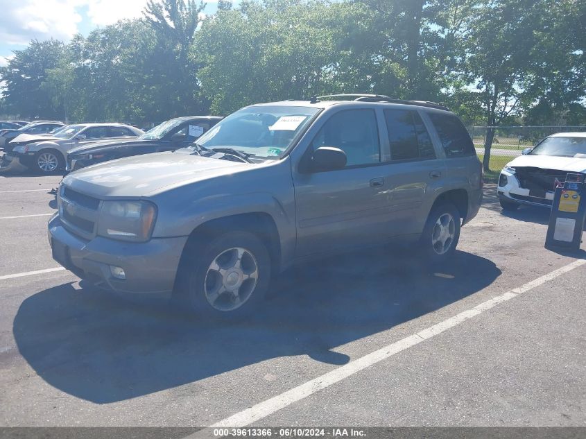 2008 Chevrolet Trailblazer Lt VIN: 1GNDT13S882252615 Lot: 39613366