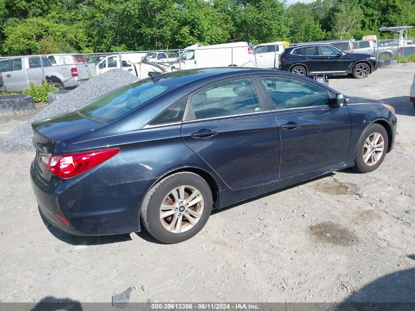 2014 Hyundai Sonata Gls VIN: 5NPEB4AC4EH895616 Lot: 39613386