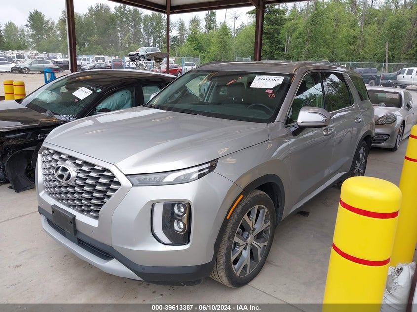 2021 Hyundai Palisade Sel VIN: KM8R4DHE7MU299404 Lot: 39613387