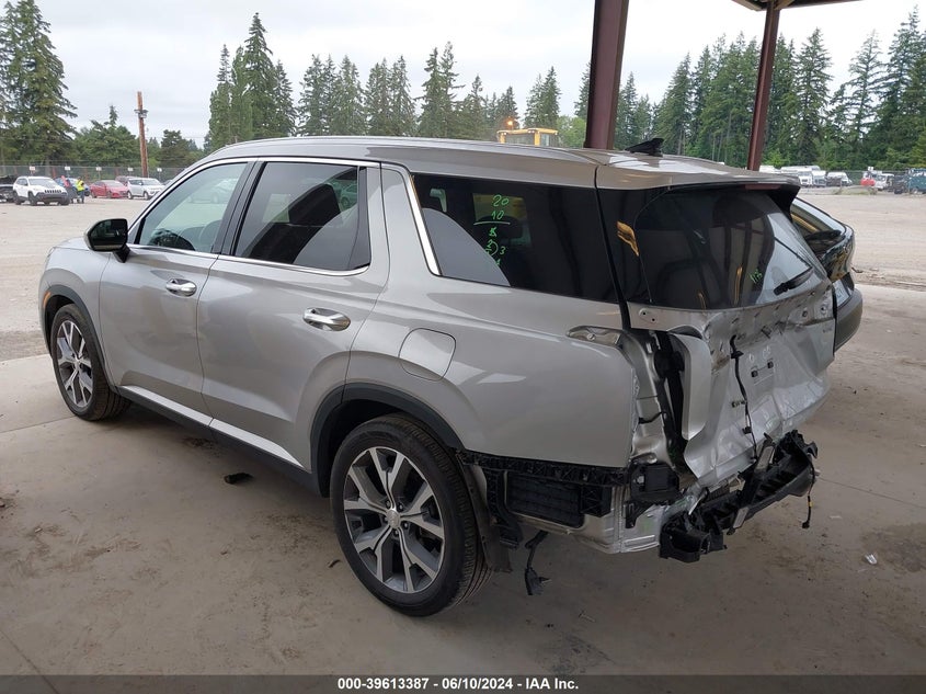 2021 Hyundai Palisade Sel VIN: KM8R4DHE7MU299404 Lot: 39613387