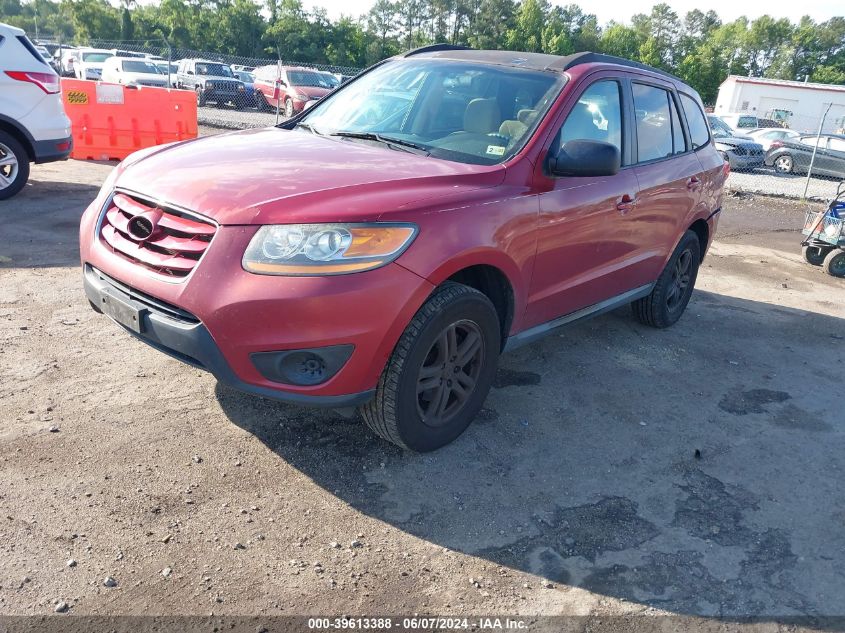 2011 Hyundai Santa Fe Gls VIN: 5XYZGDAB5BG020297 Lot: 39613388